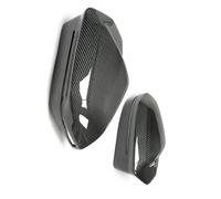 POMUHYE Side Wing Mirror Cover Cap Compatible With BMW For 7 I7 Series G70 Carbon Fiber Rear View Mirror Cover Exterior Rearview Shell Cap Car Accessories Auto Parts