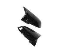 POMUHYE Side Wing Mirror Cover Cap Compatible With BMW For F34 X1 F32 2012 2013 2014 2015 2016 Forged Carbon Fiber Mirror Cover Replacement Rear View Cap Shell Clip On Auto Parts