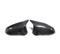 POMUHYE Side Wing Mirror Cover Cap Compatible With BMW For F80 M3 2015 2016 2017-2020 Rear View Mirror Cover Real Dry Carbon Fiber Exterior Side Rearview Cap Shell Add On Type