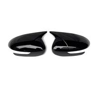 POMUHYE Side Wing Mirror Cover Cap Compatible With KIA For KX5 2016 2017 2018 2019 Side For Wing Glossy Black Car Tiypeor Rearview Mirror Cover Mirror Shell Decoration Trim