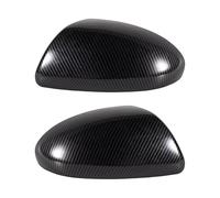 POMUHYE Side Wing Mirror Cover Cap Compatible With Mazda 3 2010 2011 2012 2013 Carbon Fiber Pattern Door Rearview Mirror Cover Cap Housing Car Accessories Auto Parts