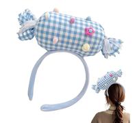 Pomurom Candy Headbands for Girl - 3D Headband for Women & Girls,Comfortable Festive Headgear Bands for Costume Outfit Birthday Halloween Christmas Party Fashion Friends Gathering