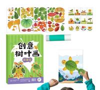 Pomurom Educational Fall Craft Set - Children Fall Leaf Animal Craft Kit - Autumn Handmade Crafting Set, Party Favors for Children Girls Teens Toddler Kid
