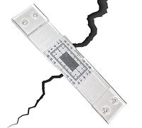 Pomurom Gauge Monitor, 1/2/3/5 Pieces Clear Acrylic Meter, High Precise Monitoring Gauge for Flat Sur-face, Wall Monitor, Measuring Tool for the Standard and Corner Cracks