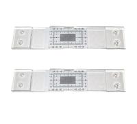 Pomurom Gauge Monitor, 1/2/3/5 Pieces Clear Acrylic Meter, High Precise Monitoring Gauge for Flat Sur-face, Wall Monitor, Measuring Tool for the Standard and Corner Cracks