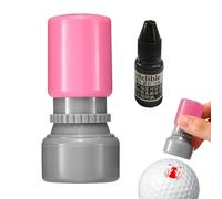Pomurom Golf Ball Stamper with Red Ink, Golf Ball Marker, In-sect/Flower/Bull/Dog/Eyes Sports Golf Ball Stamp Marker, Personalize your Golf Balls, for Golf Lover