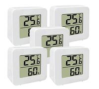 Pomurom LCD Digital Hygrometer Thermometer Indoor Room Hygrometer Indoor Accurate Humidity Gauge Meter, Temperature Humidity Monitor for Bedroom Greenhouse Warehouse Baby Room Cellar Car
