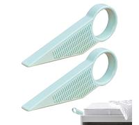 Pomurom Mattress Lifter - 2 Pack Bed Making and Mattress Lifting Tool with Ergonomic Handle, Mattress Wedge Lifter, Mattress Wedge Elevator Handy Tool, Bed Sheets Changing Helper, Back Pa in-Relief