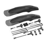 Pomurom Mountain Set, Road Fenders, Mountain Front and Rear, Adjustable Fenders for 26"/27.5"/29" Wheel, Bicycle Mud Guards Fit MTB Mountain Road Bike
