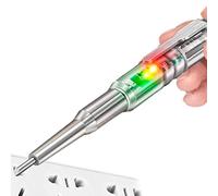 Pomurom Responsive Electrical Tester, Non AC Voltage Tester, 24~250V Electric Tester Screwdriver, with Indicator Light Test, Electric Tester Probe