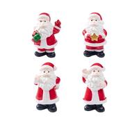 Pomurom Santa Claus Figurines - Resin Tiny Santa Claus Statue | Miniature Landscape Ornament for Doll House,for New Year, Garden, Backyard, Pond, Yard, Porch, Home, Table