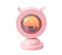 Pomurom Sunset Lamp Projector - Cute LED Sunset Lamp Romantic Sunset Rainbow Light | Soothing Sunlight Lamp Room Decor Night Light, for Women Girls Photography