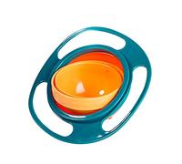 Pomurom Toddler Feeding Bowl | 360 Rotation Gyroscopic Bowl for Baby Kids - Portable Shape of Flying Saucer to Help Toddler Babies to Train