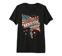 Pon Paul Thomas Massie Election 2028 President America Flag Premium T-Shirt
