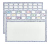 PONABEADIY 2PCS 355x280x6mm Light Grey Felt Bead Design Board with Centimeter Alphabetic Scale Individual Beading Mats Beading Trays Rectangle Beads Mat Pads for Jewellery Making Bracelet DIY Crafts
