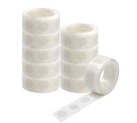 Ponanor Point Dots Balloon Glue Removable Adhesive Point Tape, Rolls Double Sided Dots Stickers for Craft Wedding Decoration 100 dots per roll (6 rolls)