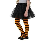 PONCEAU Girls Striped Tights - Cotton Striped Children's Tight for School,Dance & Party Legging, Warm Stockings, Pantyhose Leggings, Newborn Trousers for kids