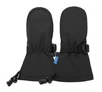 PONCEAU Toddler Waterproof kids ski gloves for girls boys Warm Mitten Gloves Fleece lined snow winter gloves
