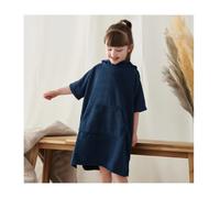 Poncho child Towel City Bleu 7/9 ans