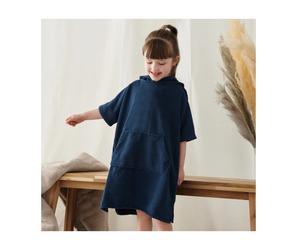 Poncho child Towel City Bleu 7/9 ans