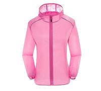 poncho,Rain Jacket for Women UK Autumn Winter Windproof Solid Color Zipper Hooded Lightweight Cardigans Ladies Casual Loose Oversized Rainproof Long Sleeve Coats with Pockets (Pink, XXXL)