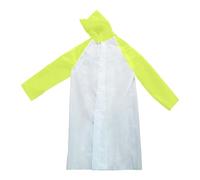 Poncho Waterproof Kids Boys Girls Rain Jacket Suit Windbreaker Shower Resistant Cartoon Rainwear Rainproof Cape Age 2-13 Years Yellow