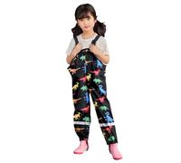 Poncho Waterproof Kids Raincoat Jackets Reusable Rain Coats All in One Rainsuit Easy to Dry Portable Muddy Suit for Childs 1-9 Years