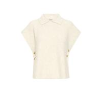 Poncho woman Ichi Ylva Beige XS/S