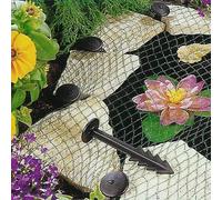 Pond Cover Net - Garden Koi Fish Pond Pool Netting Heron Fox Protector + Pegs (6 x 4m)