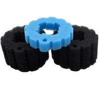 Pond Filter 2 Pack, Cuttable Foam, for Outdoor Ponds, Black