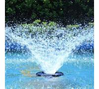 Pond Fountain Aerator, 8000GPH Floating Pump for Large Pond, 50ft Power Cord, Pond Aerator with Tie Down Kit for Pond, Pool, Lake Aquascape