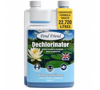 Pond Friend Dechlorinator & Tap Water Conditioner Treatment Makes Fish Safe Instantly By Removing Chlorine Chloramines & Heavy Metals From Fresh Water 1000ml Treats 22,720 Litre