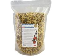 Pond Friend Food Sticks Multi-Mix Variety Blend Of Staple Growth Koi & Colour Fish Food - 1kg 1L)