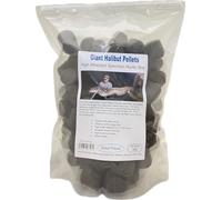 Pond Friend Giant Halibut Pellets 28mm Catfish Carp Specimen Hunter Fishing Bait Black 2kg
