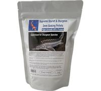 Pond Friend Supreme Sturgeon Pellets 3mm 1kg - 49% High Protein Sinking Growth Food For Bottom Feeding Pond Fish