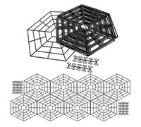 Pond Guard Netting - Fish Net Mesh Cover Protectors - Hexagonal Sturdy Protector Netting for Herons Safety Racoons Protection Seabirds Adults Cats