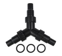 Pond Hose Adjustable Y Splitter Valve for Pond Pump Systems Supporting Fresh Brackish or Marine Water Applications in Ponds (01)