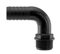 Pond Hose Connectors: T-Bend, Straight, Tap, Valve, Tee, Elbow, Flow Control, Adjustable, Leak-Proof Fittings for Water Pumps, Filters, and Irrigation Systems (Elbow 50mm - 2" BSPM)