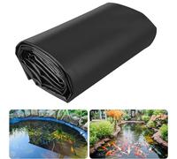 Pond Liner 12X12M Uv Resistant Easy to Cut Ideal for Outdoor Ponds Waterfalls Fish Koi Ponds and Water Gardens Black 12X12M, Litobnx, Black, 7 * 13m