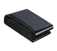 Pond Liner 1x2m 2x4m 5x6m 6x9m 7x12m, Preformed Pond Liners for and Fish Pool, HDPE Black Pond Lining, Pond Membrane Waterproof for Landscape, Garden, Pool, Fountains(Size:1mx1m(3.3ftx3.3ft))