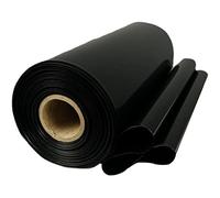 Pond Liner Black Fish Pond Bed Liners Thickness 0.2mm Impermeable Film Garden Pool Membrane Pond Underlay Pond Skins for Small Ponds Fish Ponds Streams Fountains Water Garden Koi Ponds (1×3m)