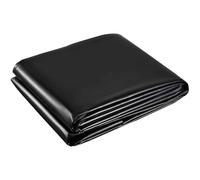 Pond Liner,HDPE Pond Liner Underlay, 5 Mil Flexible Black Film for Fish Ponds, Easy-Cut Impermeable Membrane, Preformed Lining, 16.4x26.2ft, Durable Water Barrier