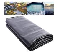 Pond Liner Underlayment Waterproof Heat Aging Flexible PVC Material for Garden, Backyard Fish Koi, UV Tear Resistant, Easy Cut to Size Installation