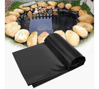 Pond Liners for Outdoor Ponds, 5 Mil Fish Pond HDPE Liner, 1x8m 2x10m 3x12m 4x5m 5x6m 6x7m 7x12m 8x10m 10x15m Black Rubber Pond Liner for Outdoor Ponds,Koi Ponds,Garden Fountain, Waterfall(10x10m(32.8