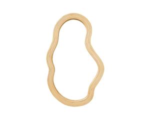 Pond Mirror Medium Rattan/Natural