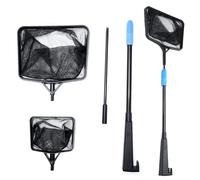 Pond Nets for Cleaning, 20-26 Inch Extendable Strong Load-Bearing Capacity Pond Skimmer Net with Thicken Handle, Ideal for Cleaning and Catching Fish