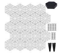 Pond Netting, 20 Pack Plastic Pond Cover Floating Predator Protection Net for Pond Against Herons, Cats for Ponds and Water Gardens