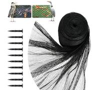 Pond Netting Heavy Duty Koi pond net,to Heron deterrent for ponds, fine mesh cover for ponds to prevent leaves,Bird netting Protect Koi Fish pond & garden from Heron Birds Predators Cats (4 m x 10 m)