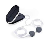 Pond Oxygenator, 3 Working Modes Flip Air Pump Solar Powered Oxygenator Water Oxygen Pump, Air Pump Fish Tank with USB Powered Pond Aerator Aquarium