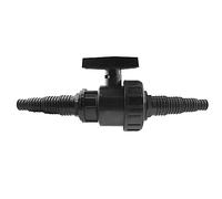 Pond Pipe Flow Valve for use with Pumps,Waterfalls,Filters,Drain tap fits 12.5mm 19mm or 25mm Multi-Size for Corrugated Flexible Hose